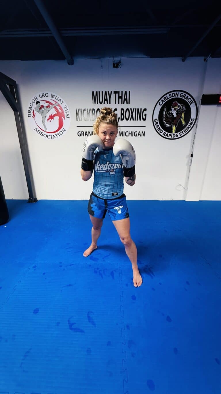 Carlson Gracie Grand Rapids Instructor Hannah Schmidt.